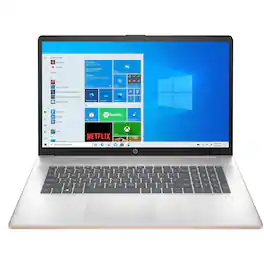 HP - 17.3" HD+ Laptop,Intel Celeron N4120,8GB RAM,512GB SSD,Intel UHD Graphics,Win 11 Pro - Gold