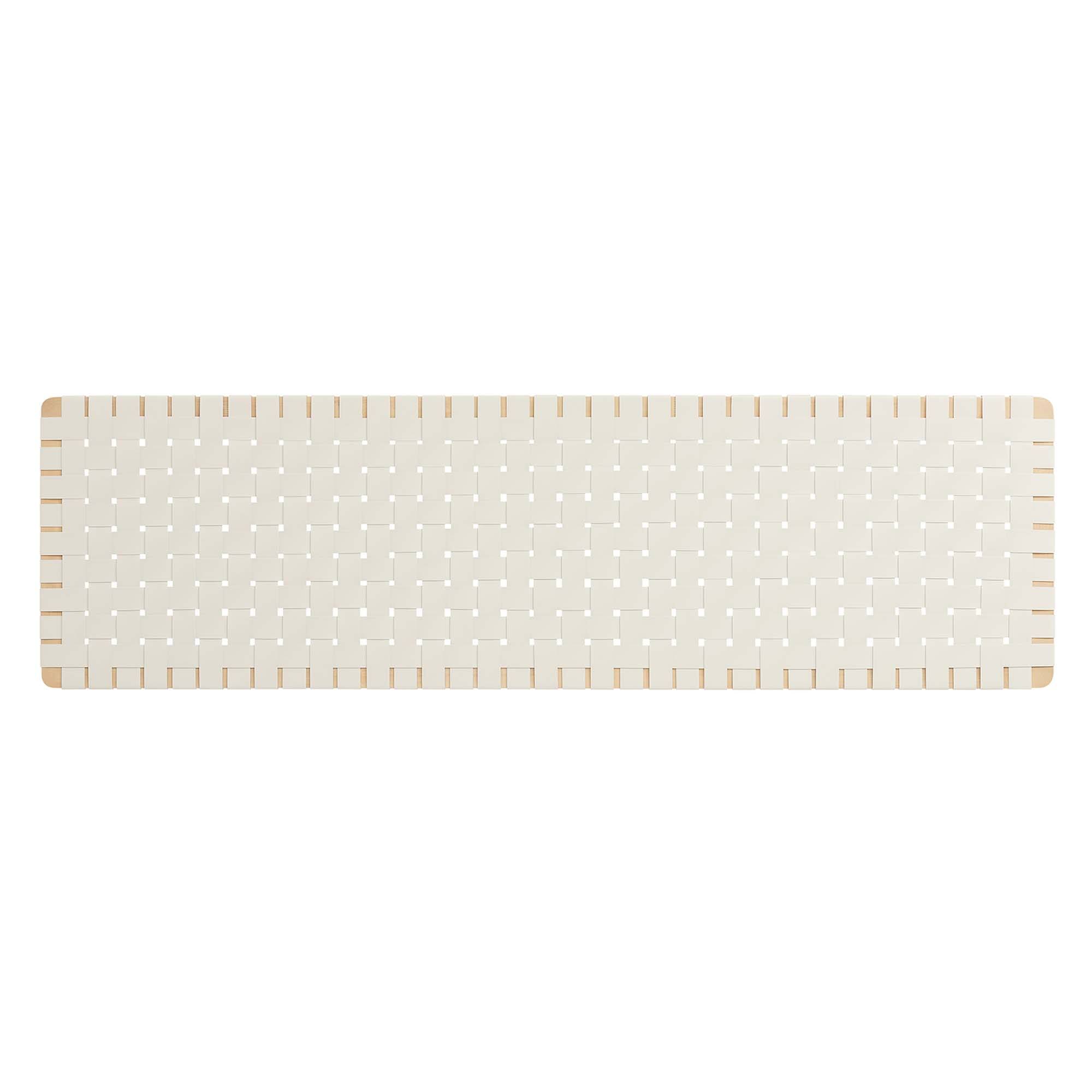 Back. Modway - Sparta Weave Wall-Mount Vegan Leather King Headboard by Modway - Brown.