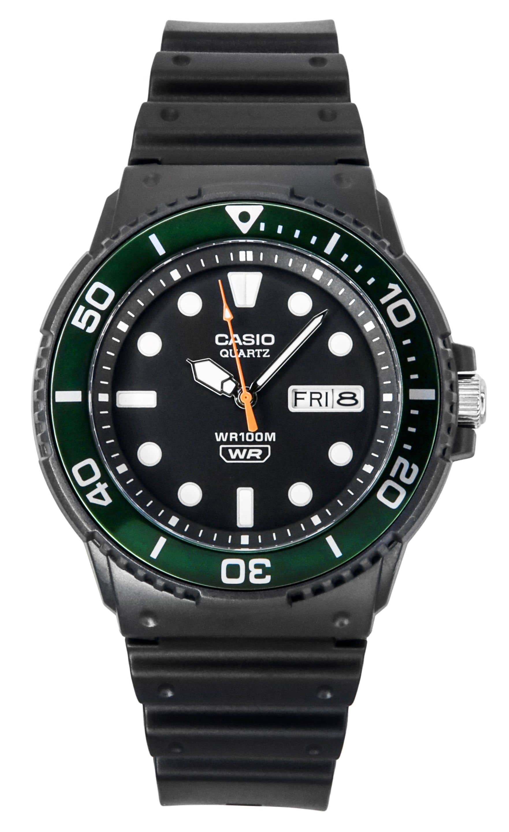 Casio - Standard Analog Resin Strap Dial Quartz MRW-230H-1E3V 100M Men's Watch - Black