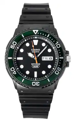 Casio - Standard Analog Resin Strap Dial Quartz MRW-230H-1E3V 100M Men's Watch - Black