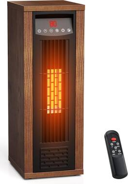 Chery Life - 1500W Electric Portable Heater with Remote Control and Thermostat for Office, Home