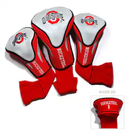 Team Golf - Ohio State Buckeyes 3-Pack Contour Headcover Set - Multicolor