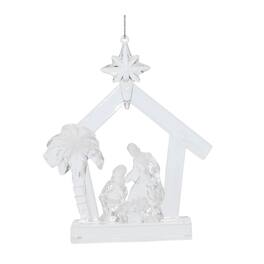 BreeBe - Acrylic Nativity Ornament (Set of 4) - Clear