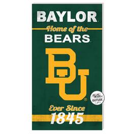 Jardine - Baylor Bears 11'' x 20'' Home Of The Sign - Green