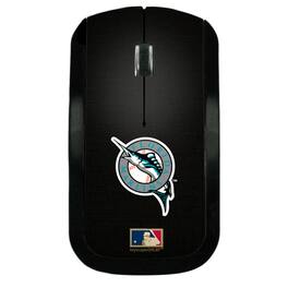 Keyscaper - Miami Marlins 1993-2011 Cooperstown Solid Design Wireless Mouse - Wireless - Multicolor
