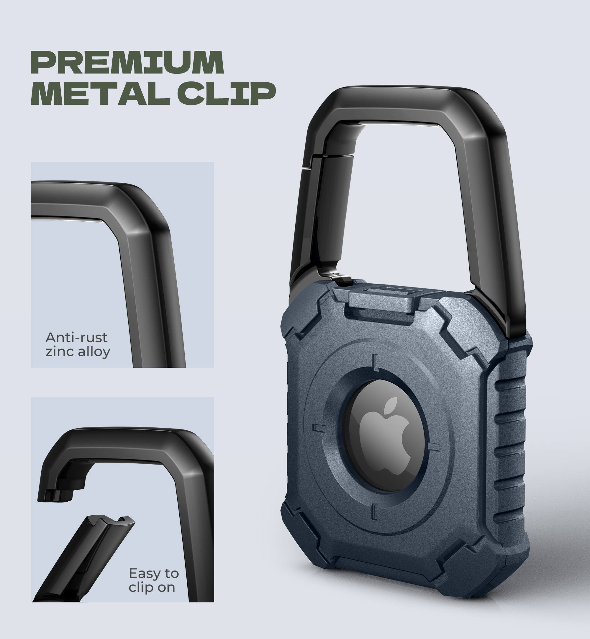 PREMIUM METAL CLIP

Anti-rust zinc alloy

Easy to clip on