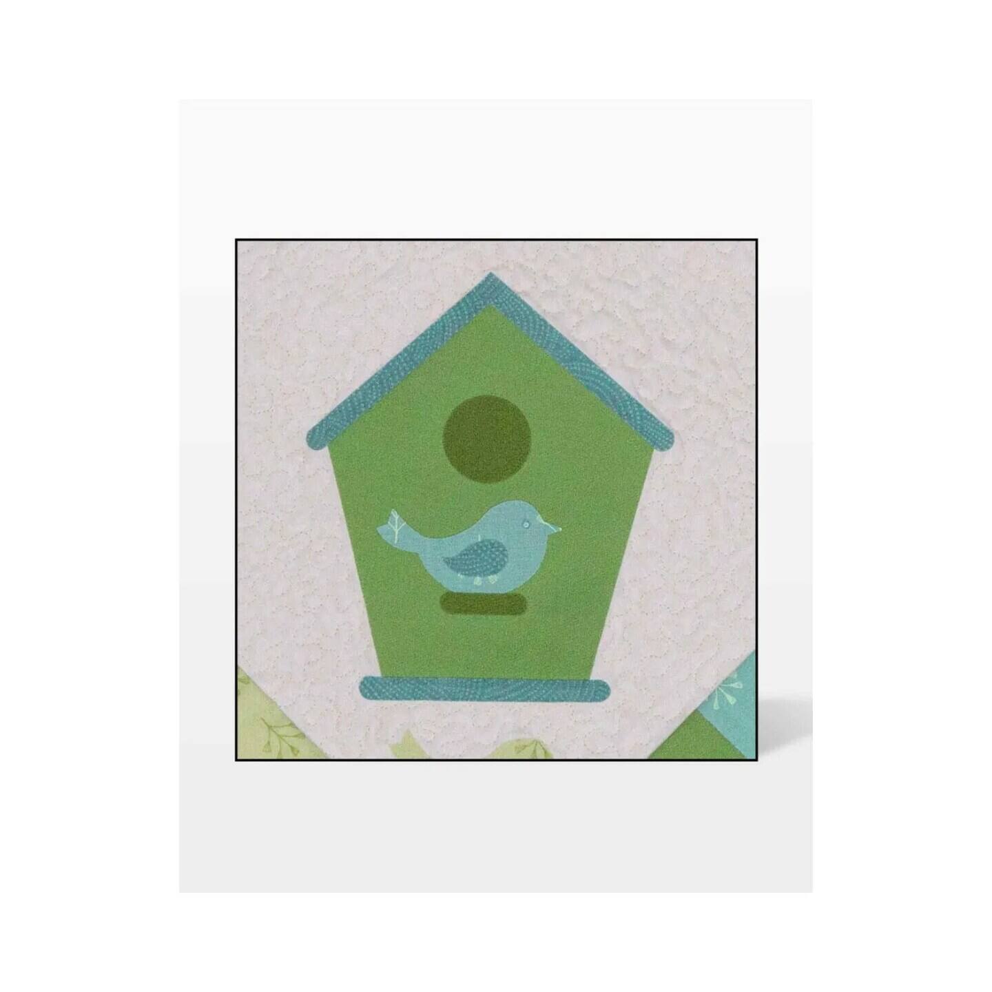 Alt View 2. AccuQuilt - AccuQuilt GO! Bird & Birdhouse Die – Appliqué Quilt Shapes with FREE Embroidery Designs - Multicolor.