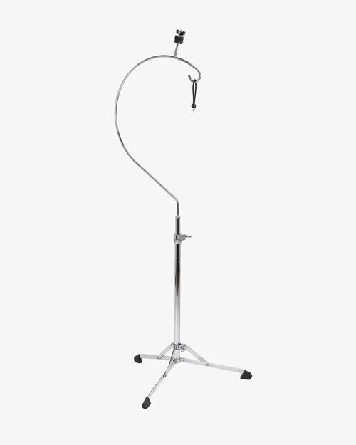 Front. Gibraltar Hardware - 8000 Series Flat Base Suspended Cymbal Stand, with Low Mass Design, and Secondary Cymbal Post.