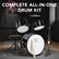 The corrected text is: "D'Addario COMPLETE ALL-IN-ONE DRUM KIT."