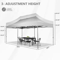 3- ADJUSTMENT HEIGHT

- 124.10" (10' 4.10")
- 112.8" (9' 4.8")
- 90.14" (7' 6.14")
- 0.20" (0.20")
- 20FT (20FT)