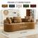 PRODUCT DIMENSION
Brown Navy Blue Beige Green Red
800 lbs
29.92" (72cm)
8.66" (22cm)
21.65" (55cm)
26.77" (68cm)
21.65" (55cm)
24.41" (62cm)
25.98" (66cm)
16.34" (41.5cm)
33.46" (85cm)
86.22" (219cm)