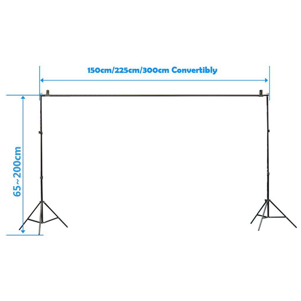 150cm/225cm/300cm Convertibly  
65~200cm