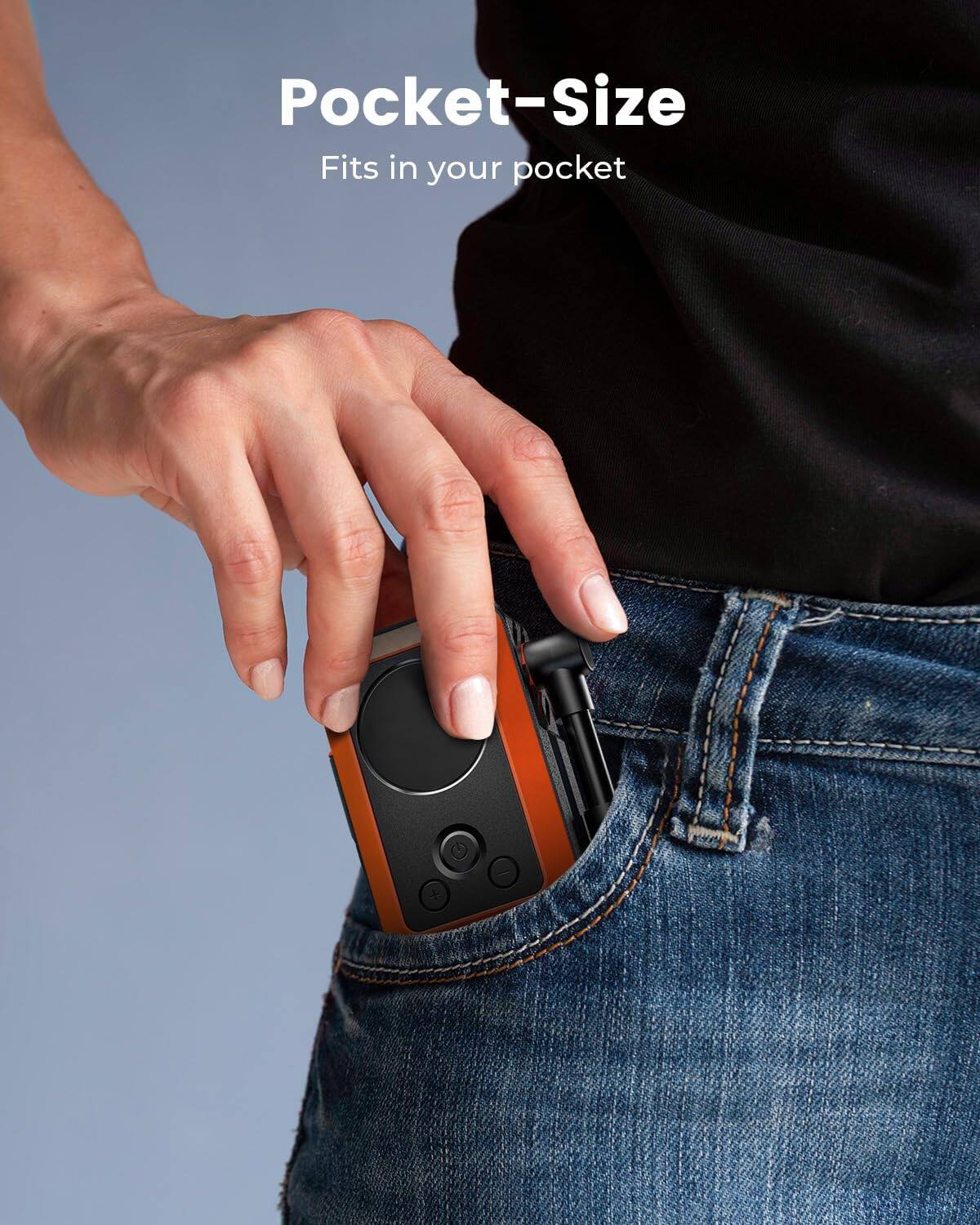 Pocket-Size  
Fits in your pocket