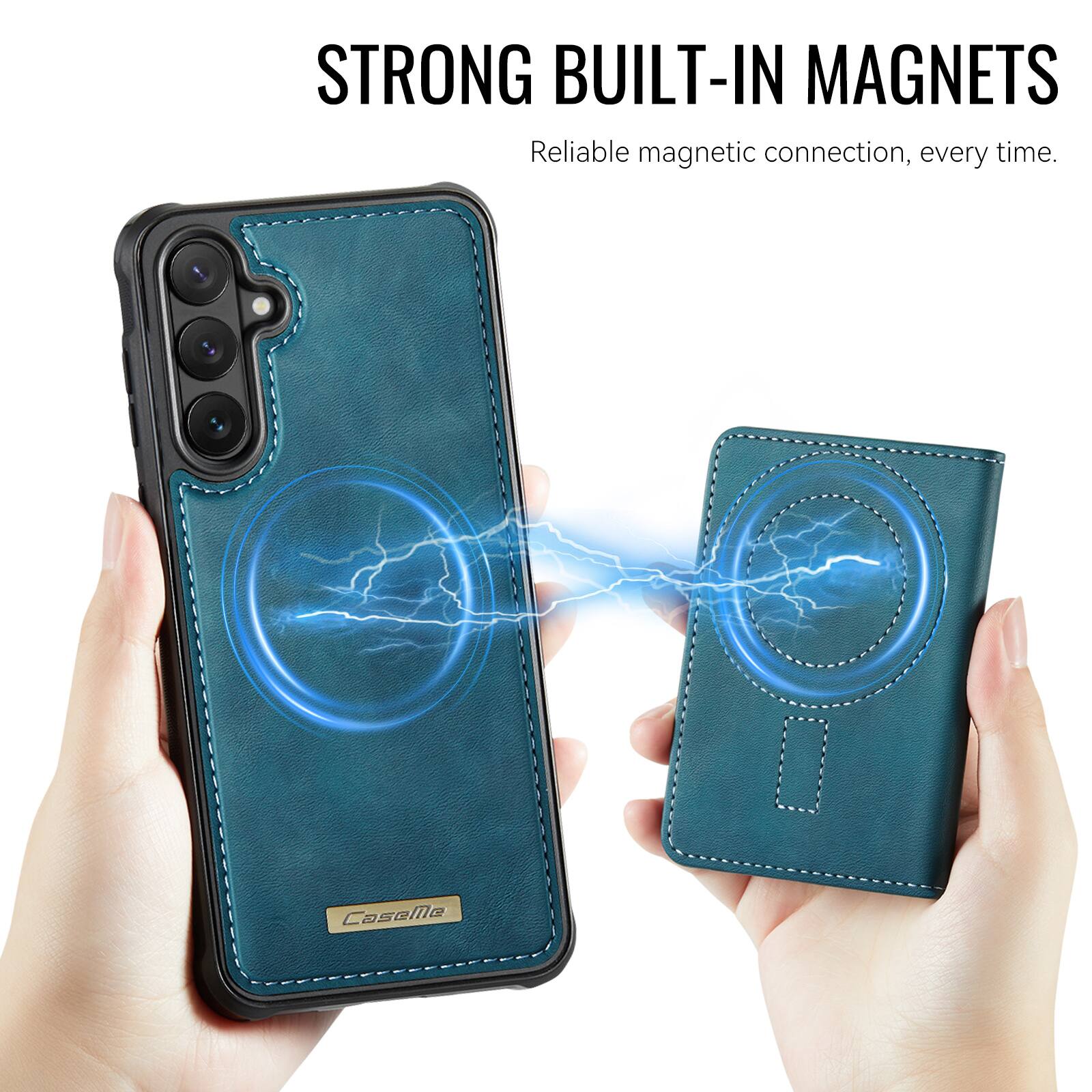 STRONG BUILT-IN MAGNETS  
Reliable magnetic connection, every time.  
CaseMo
