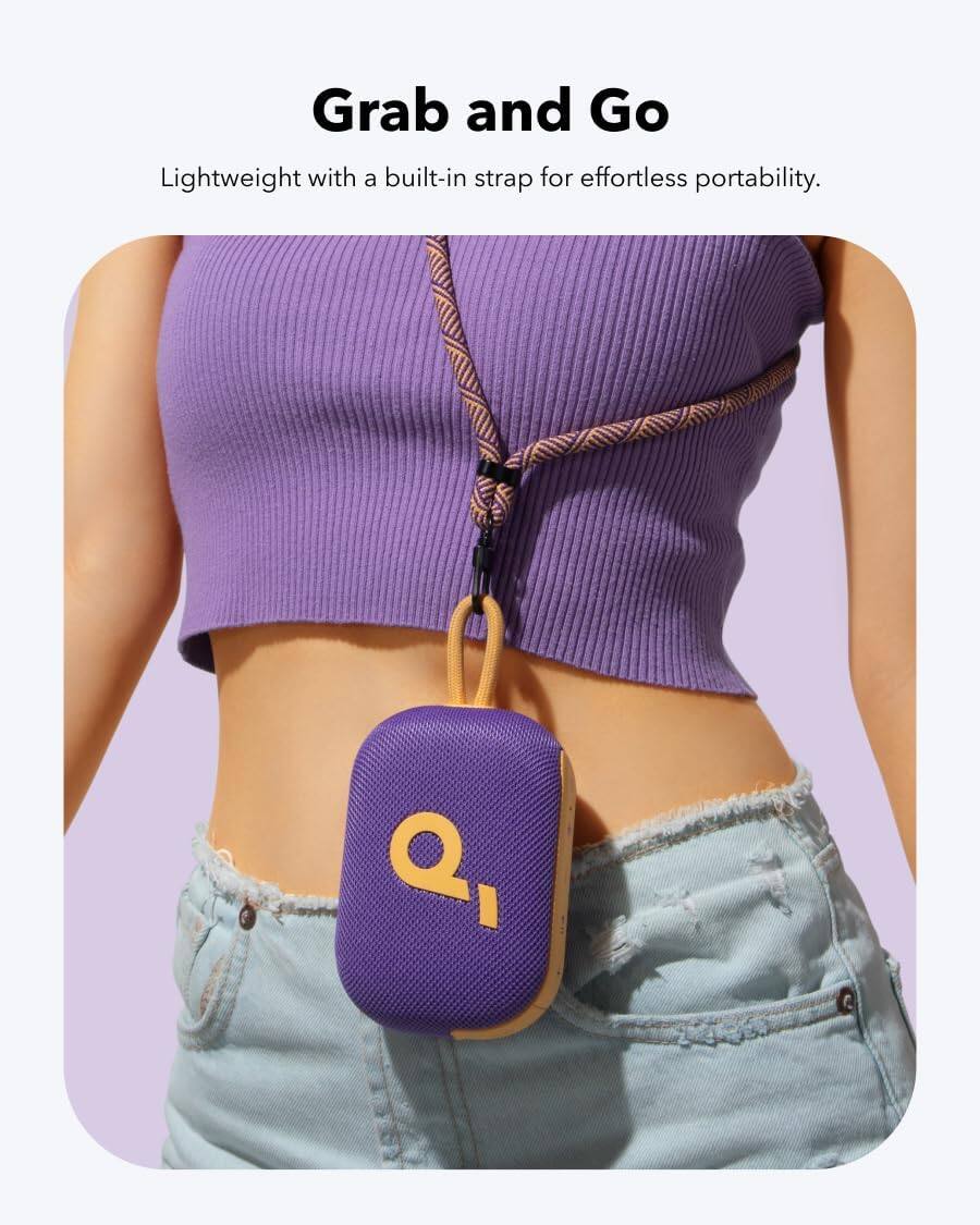 Grab and Go
Lightweight with a built-in strap for effortless portability.