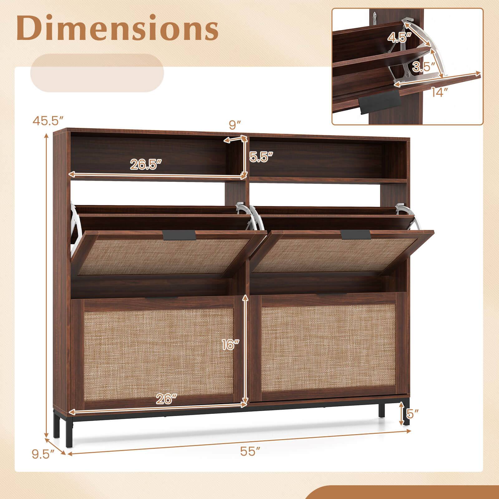 Dimensions: 4.5" x 3.5" x 14" x 45.5" x 9" x 26.5" x 5.5" x 16" x 26" x 5" x 9.5" x 55"