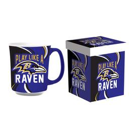 Evergreen Enterprises - Baltimore Ravens 14oz. Ceramic Mug with Matching Box - Multicolor