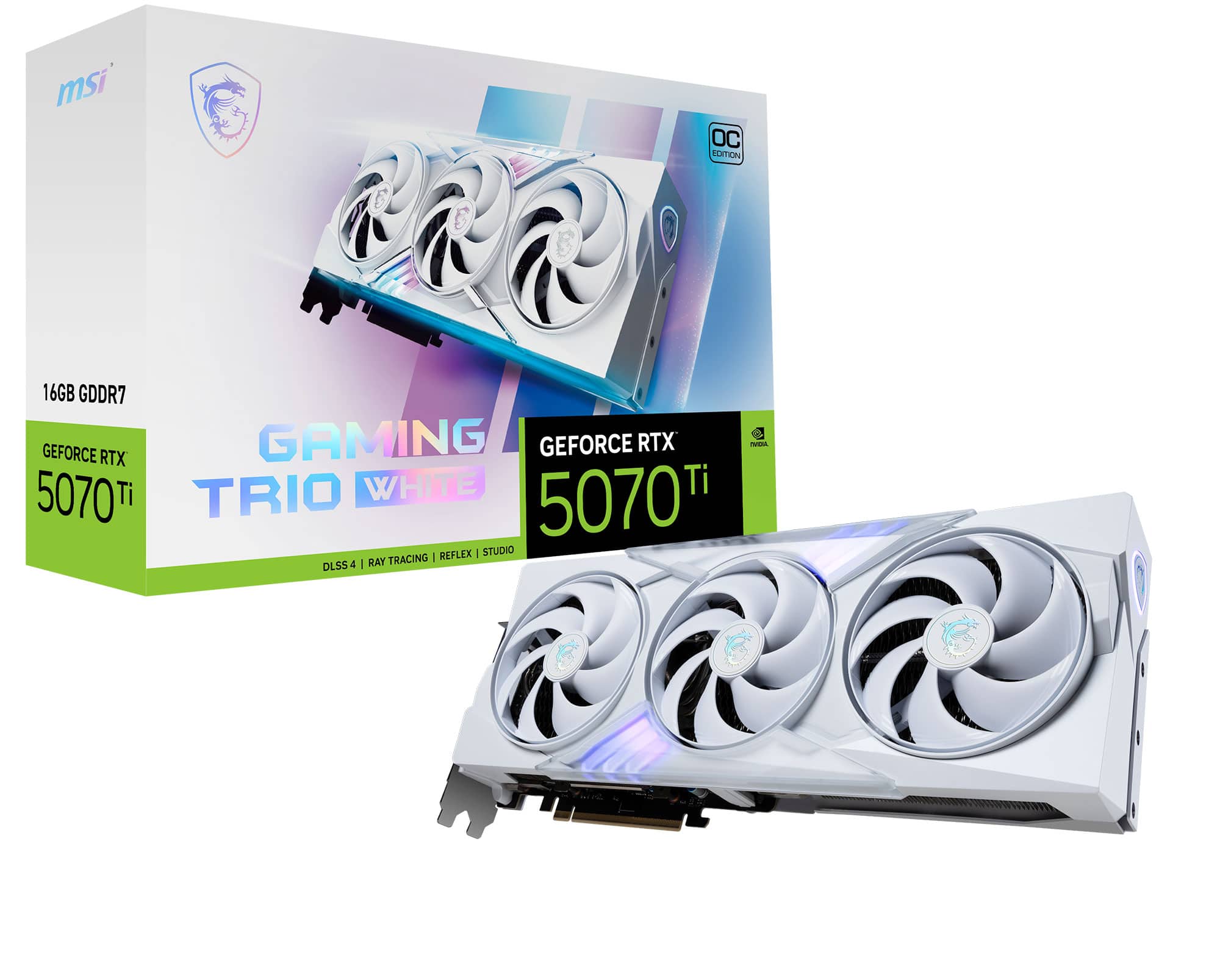 MSI  GeForce RTX 5070 Ti 16G GAMING TRIO Amazon.com: MSI Gaming RTX 5070 Ti 16G Gaming Trio OC