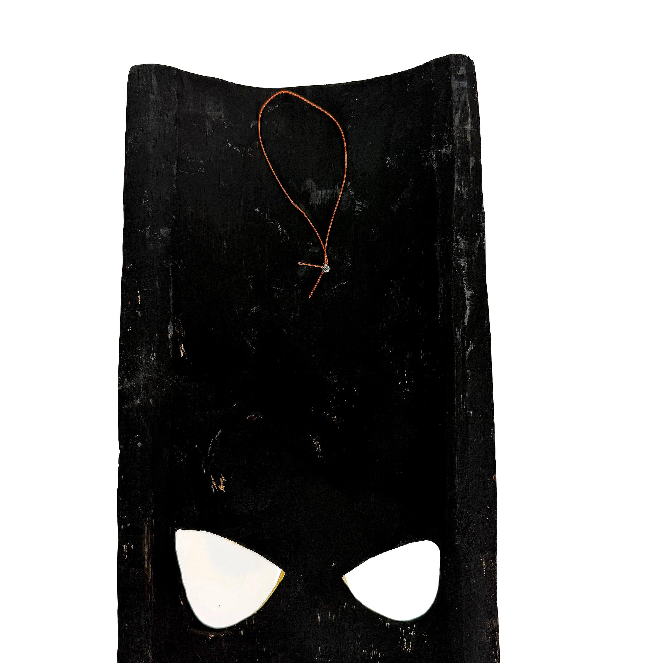 Alt View 2. Things2Die4 - Set of 2 Tiki Wall Masks Hand Carved Wood 19.75 in Parrot Skull Decor - Brown.