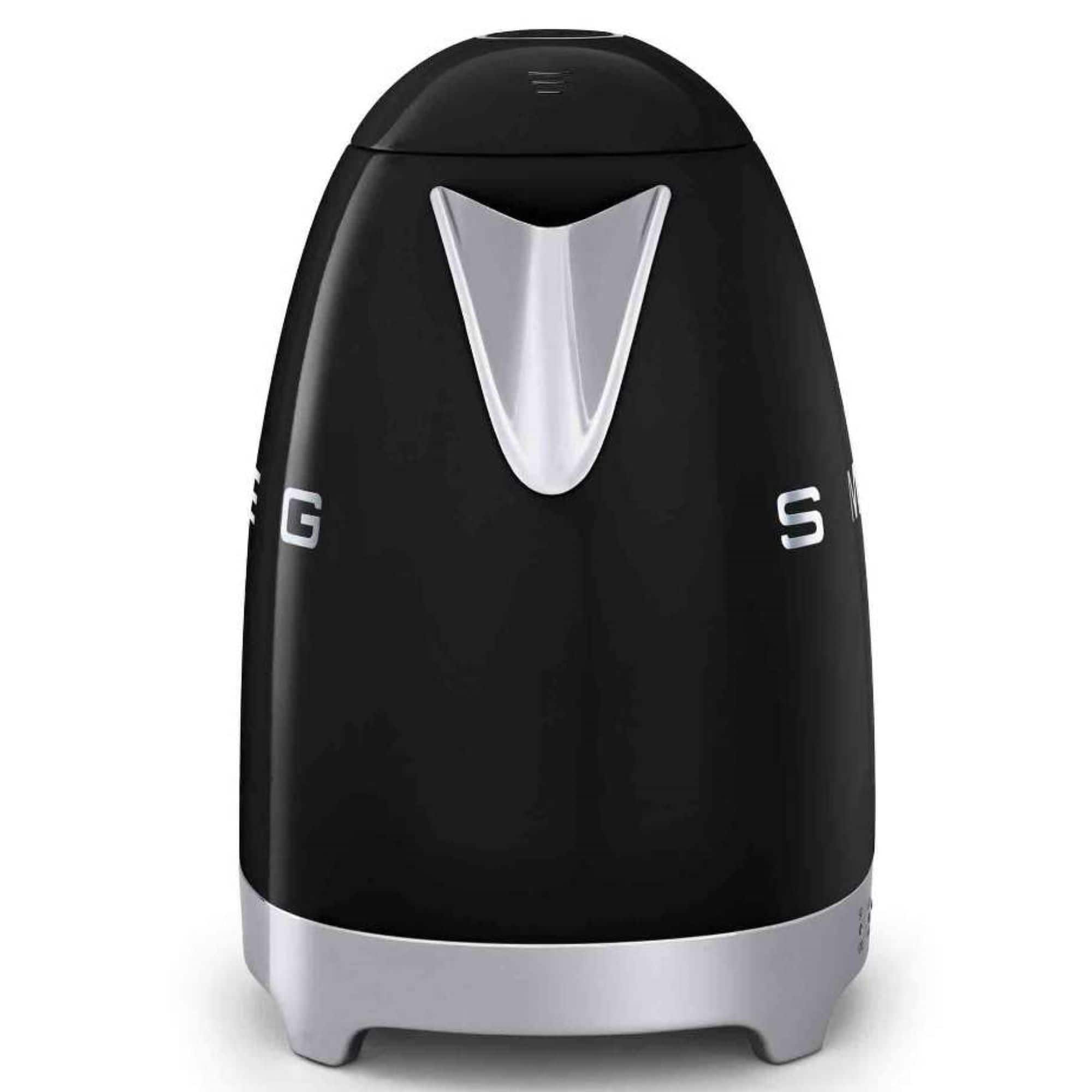 Left. SMEG - KLF04 7-Cup Variable Temperature Kettle - Black.
