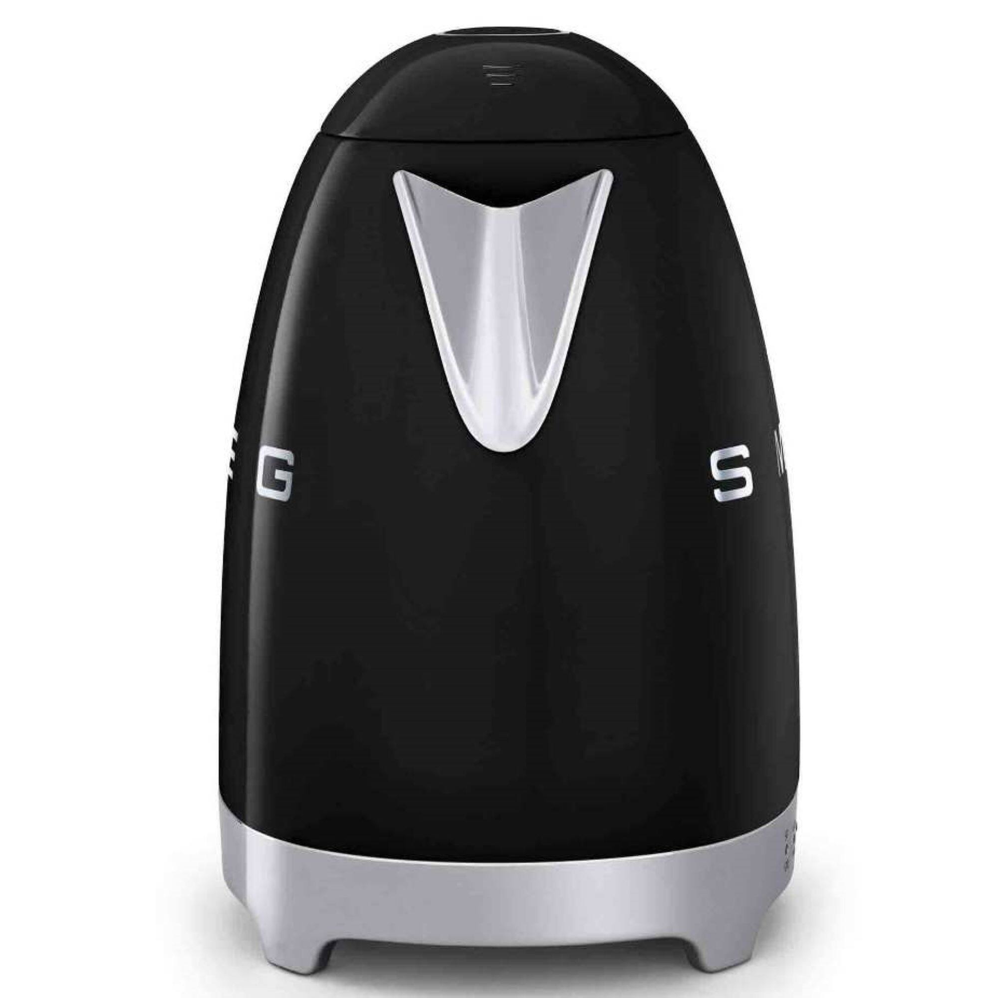Left. SMEG - KLF04 7-Cup Variable Temperature Kettle - Black.