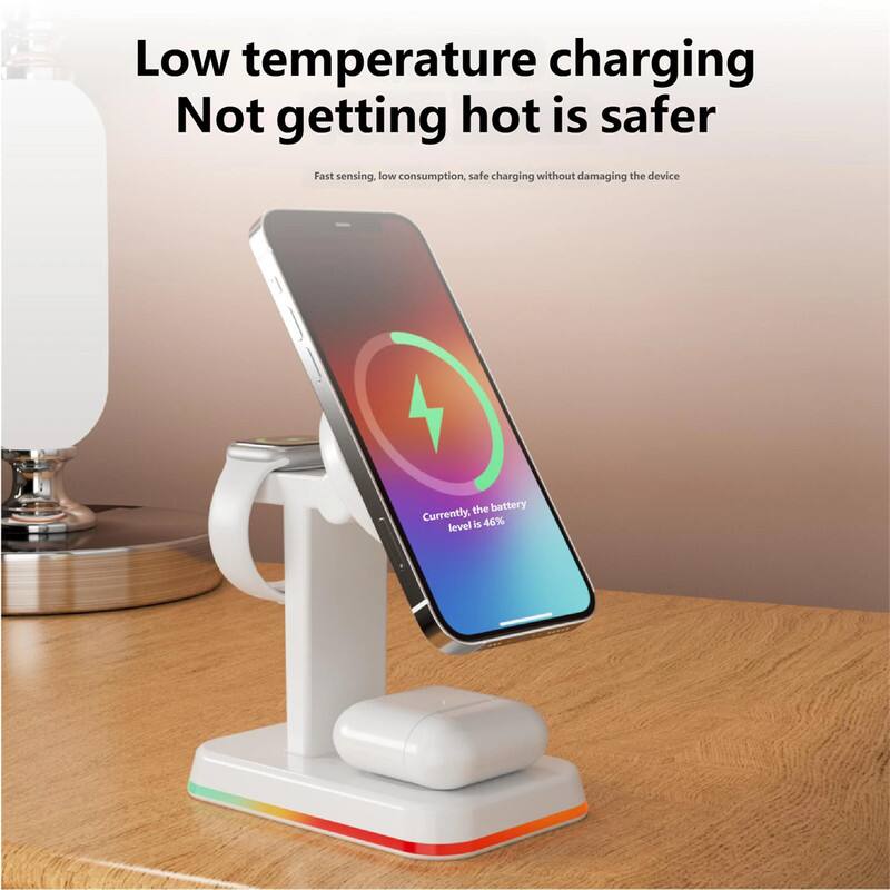 Low temperature charging  
Not getting hot is safer  

Fast sensing, low consumption, safe charging without damaging the device  

Currently, the battery level is 46%