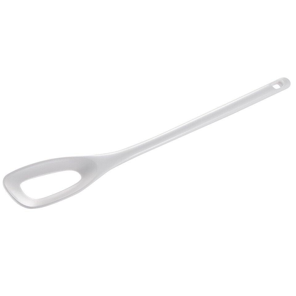 Angle. Hutzler - 7 Piece Melamine Mixing Spoon Set - White - White.