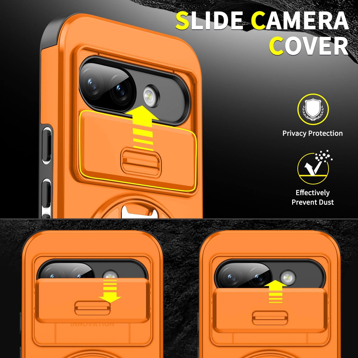 SLIDE CAMERA COVER

Privacy Protection

Effectively Prevent Dust

INNOVATION