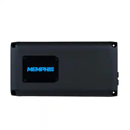 Front. Memphis Car Audio - Memphis Audio PRX1500.1V2 Monoblock Subwoofer Amplifier - 1500 Watts RMS x 1 at 1-Ohm - Black/Gray.