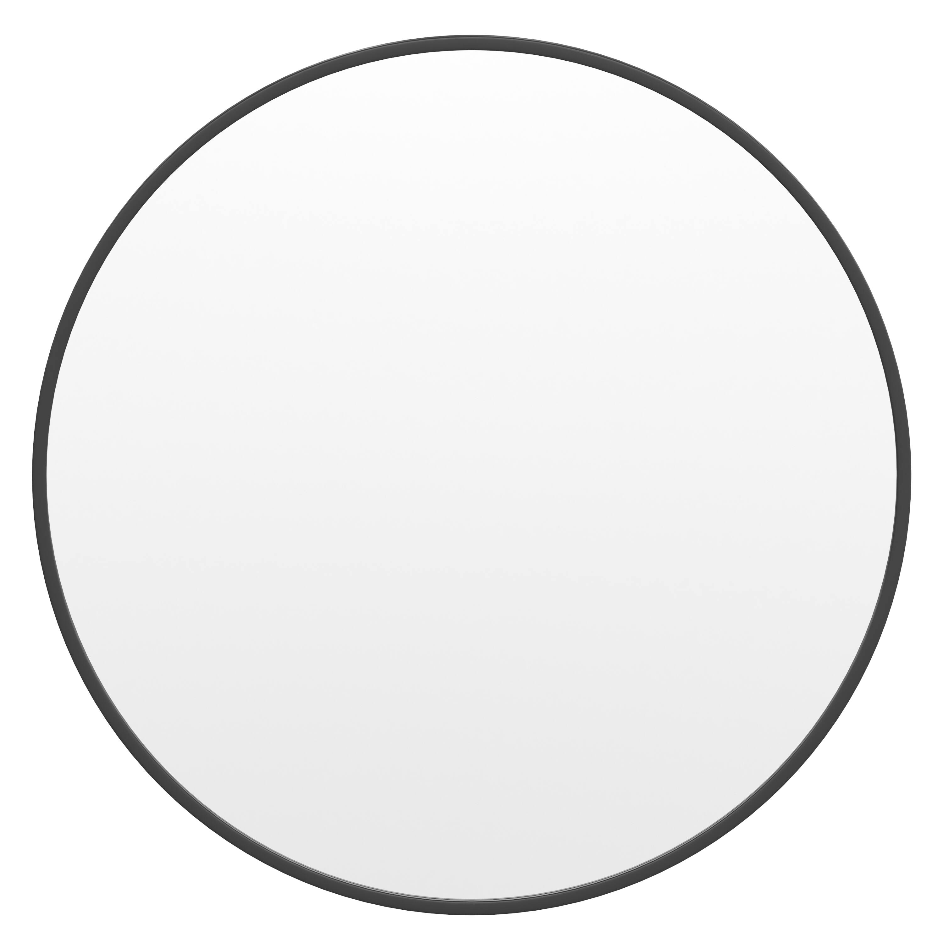 Alt View 9. Emma + Oliver - Mersin Wall Mounted Mirror with Iron Frame, Silver Backing and Shatterproof Glass for Entryways, Bathrooms and More - Black.