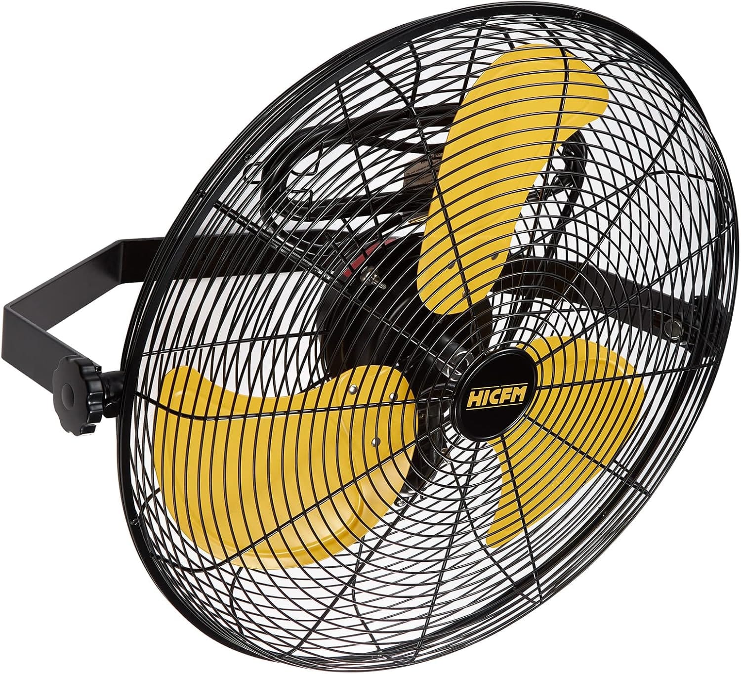 Akoasm - 18" Wall Mount Fan, 4600 CFM High Velocity, 3-Speed TEAO Motor, 180° Tilt, 9FT Cord for Barn, Garage & Workshop