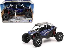 Polaris RZR Pro R UTV Top "Xtreme Off-Road" Series 1/18 Diecast Model by New Ray - Blue with Black