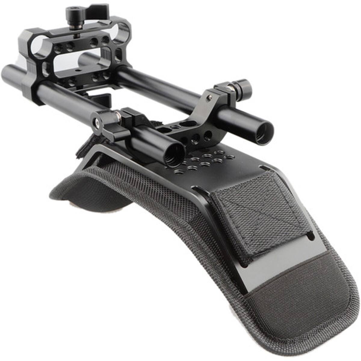 Alt View 1. CAMVATE - CAMVATE Shoulder Mount Kit for 15mm Rail Support Rig, Riser Railblock.