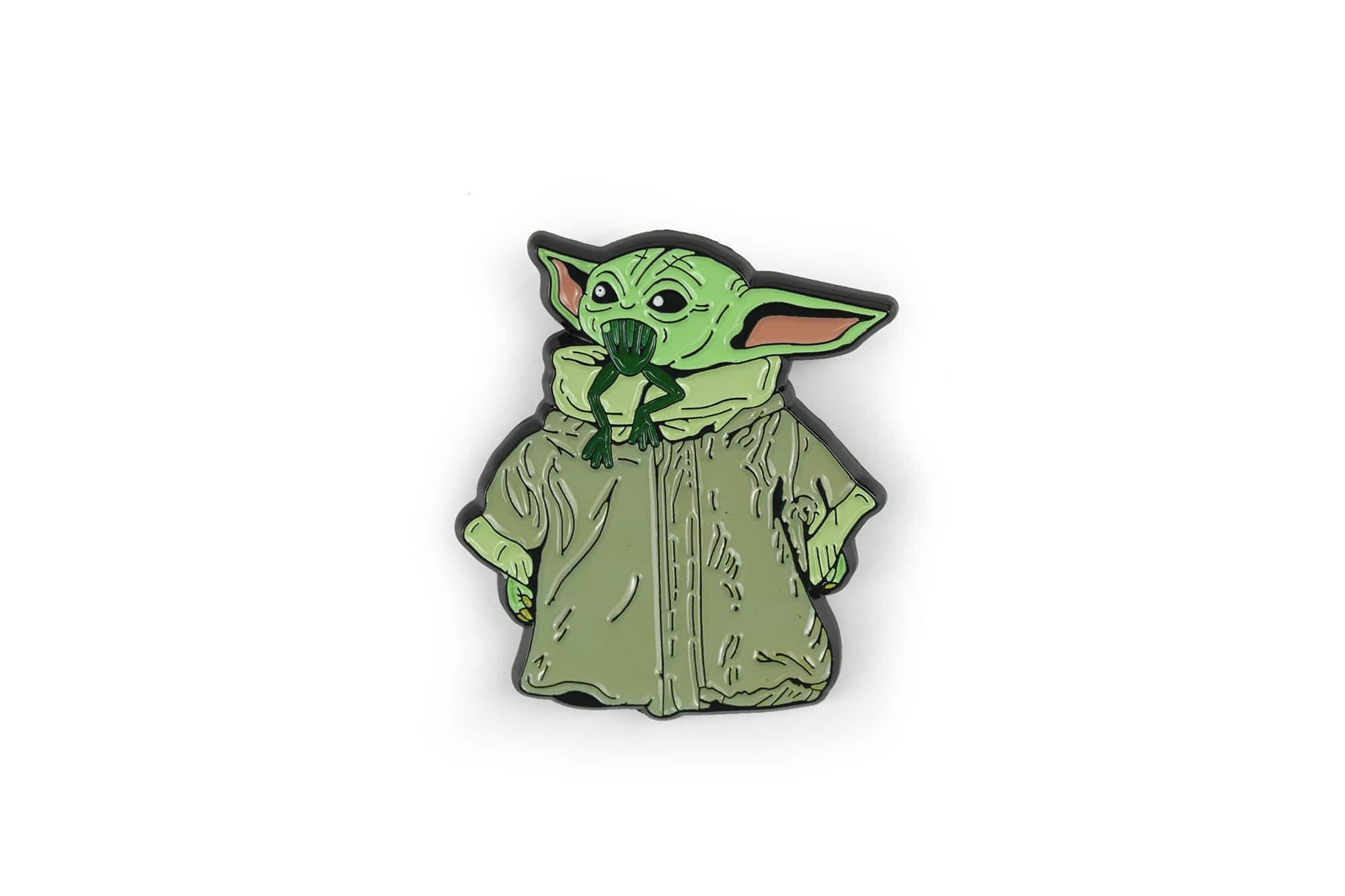 SalesOne LLC - Star Wars: The Mandalorian The Child Baby Yoda Pin | Baby Yoda Eats A Frog - Green price history on PriceWatchPro