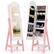Front. Costway - Costway Kids Jewelry Cabinet with Full-Length Mirror, Freestanding Jewelry Armoire Organizer for Girls - White.
