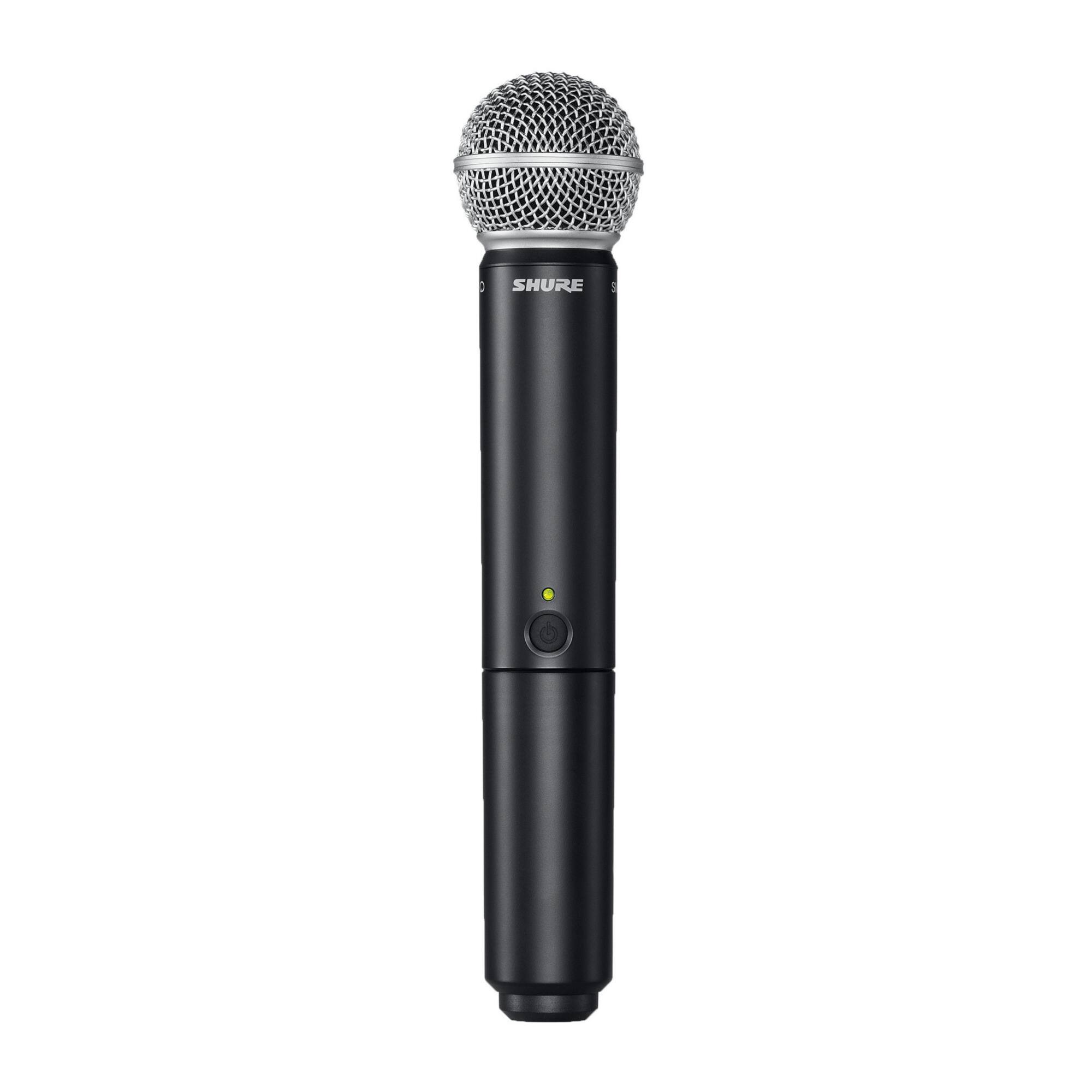 Back. Shure - Shure BLX24/SM58 H10 Frequency Band Simple Setup Wireless Microphone System.