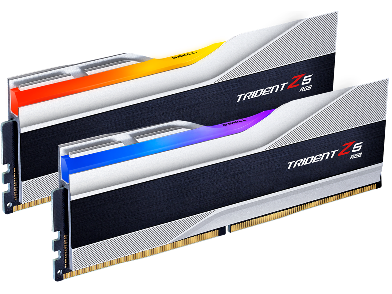 G.SKILL - Trident Z5 RGB Series 32GB (2 x 16GB) 288-Pin PC RAM DDR5 5600 Desktop Memory Model F5-5600J3636C16GX2-TZ5RS - Silver