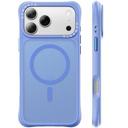 Ornarto - for iPhone 17 Pro Max Case 6.9", Slim Shockproof Translucent Matte Phone Case with MagSafe - Sea Blue