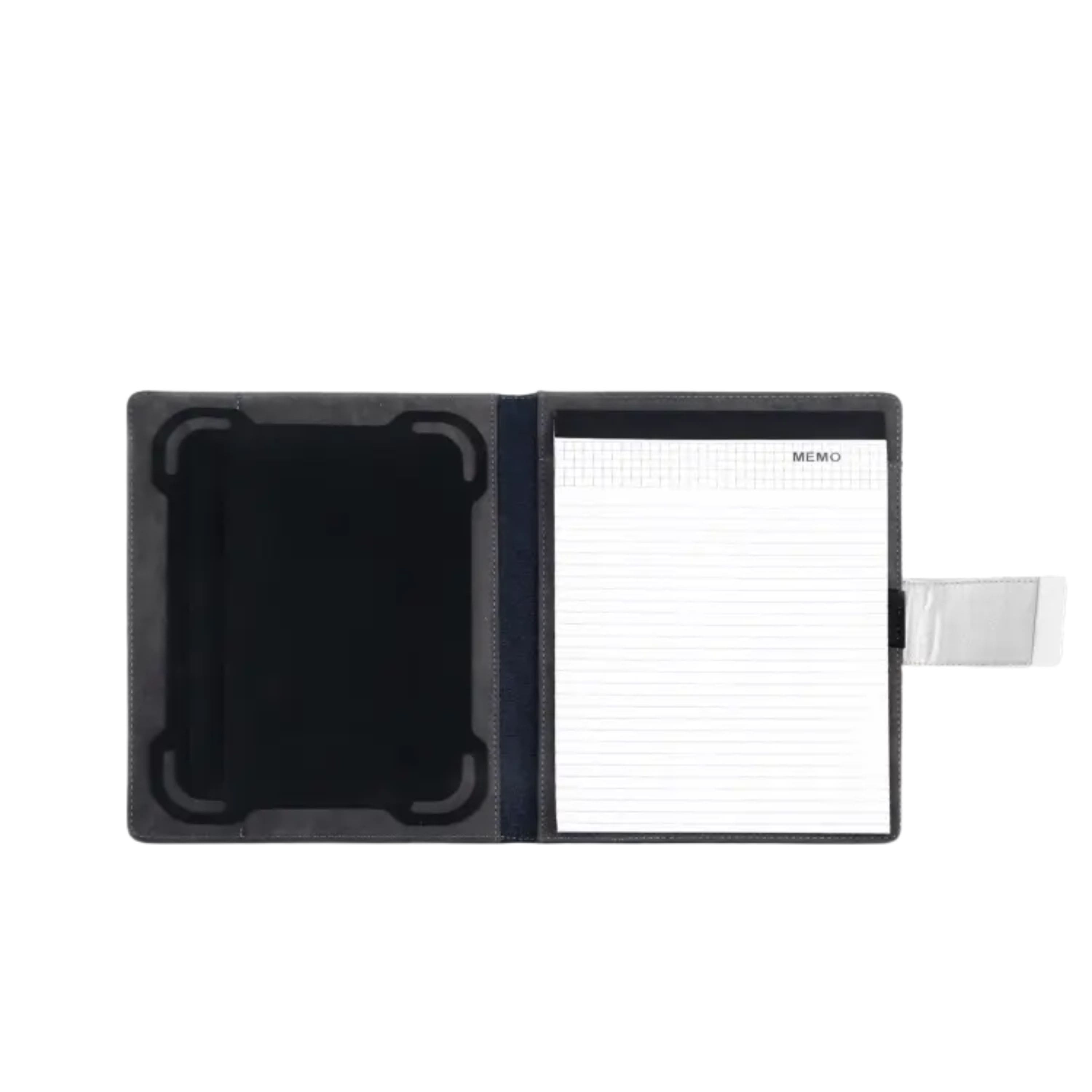 Kitcheniva - Tablet Organizer Case With Notepad - Black
