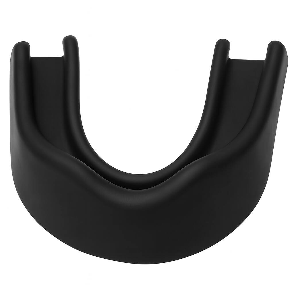 Alt View 5. Amber Sporting Goods - Breathable Boil & Bite MMA Mouth Guard for Boxing & Wrestling, Super Tough Combat Mouthpiece – Black (Pack of 100) - Black.