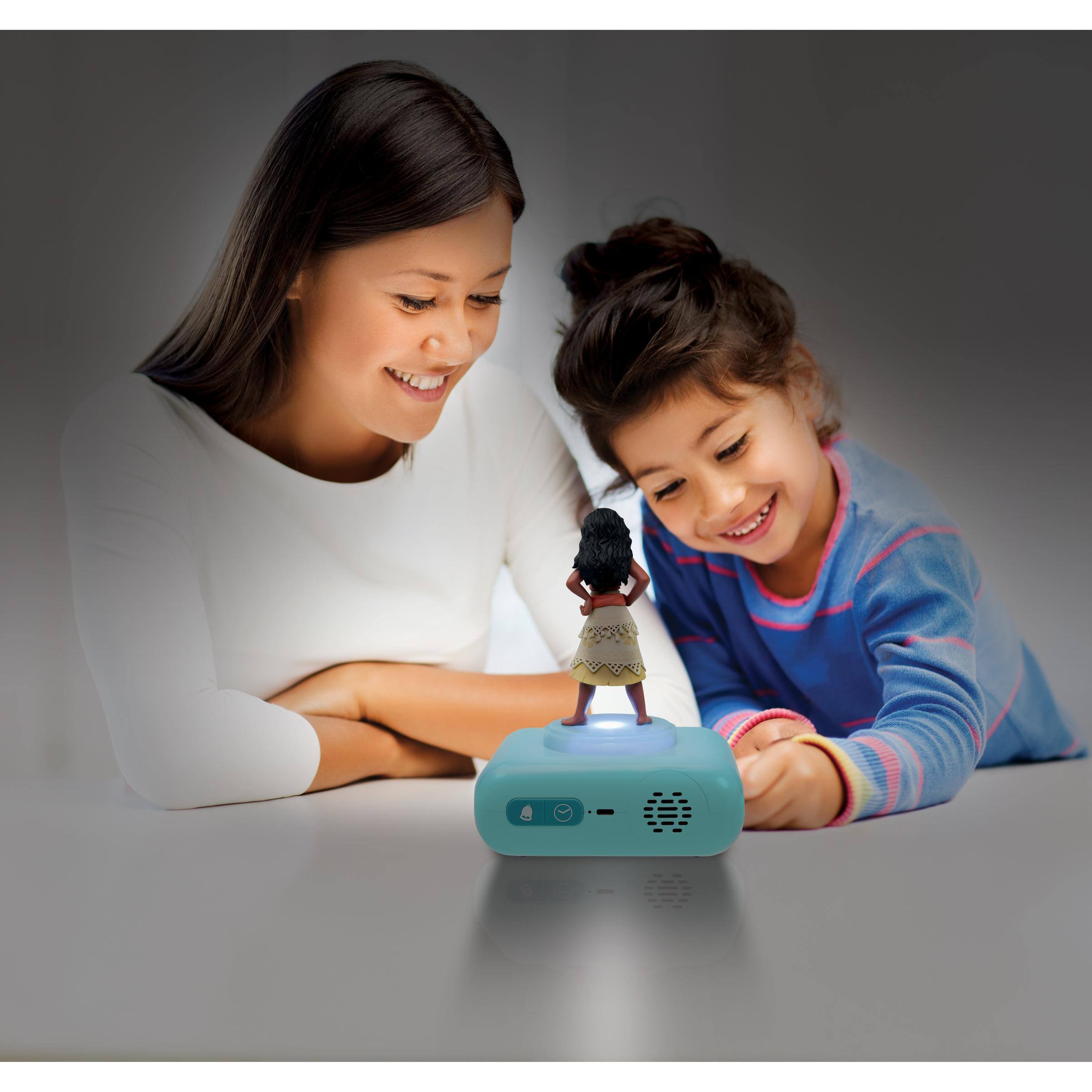 Alt View 6. Lexibook - Disney Moana, Digital alarm clock, 3D night light, Bluetooth speaker, LCD backlit display, sound effects button, snooze - BLUE.