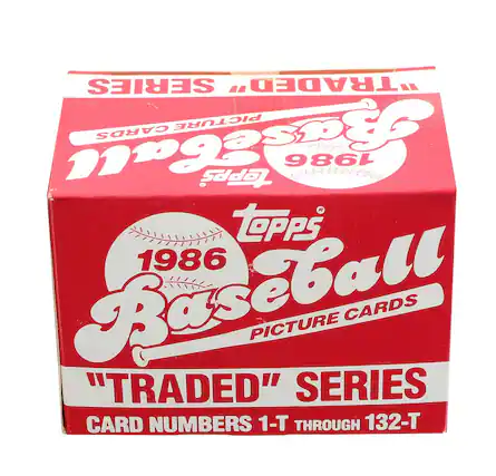 Topps 1986 Baseball "TRADED" SERIES PICTURE CARDS "TRADED" SERIES CARD NUMBERS 1-T THROUGH 132-T