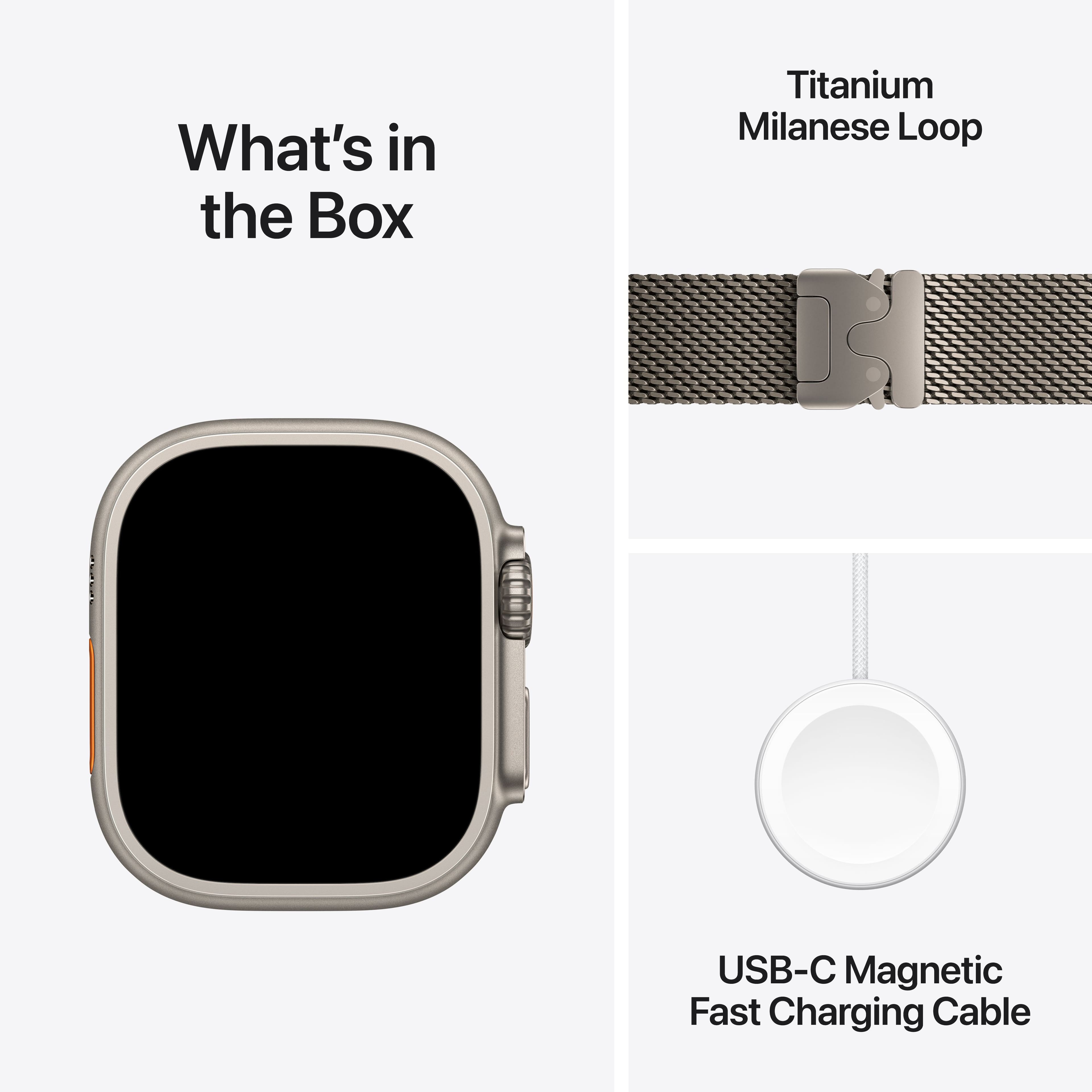 Apple Watch Ultra 3 (GPS+Cellular) 49mm Titanium Case with