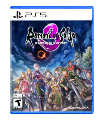 PS5 parting Romancing Saga DESTINIES UNITED™
TEEN ADOLESCENTS T ESRB
SQUAR ENIX - T (Teen 13+)
