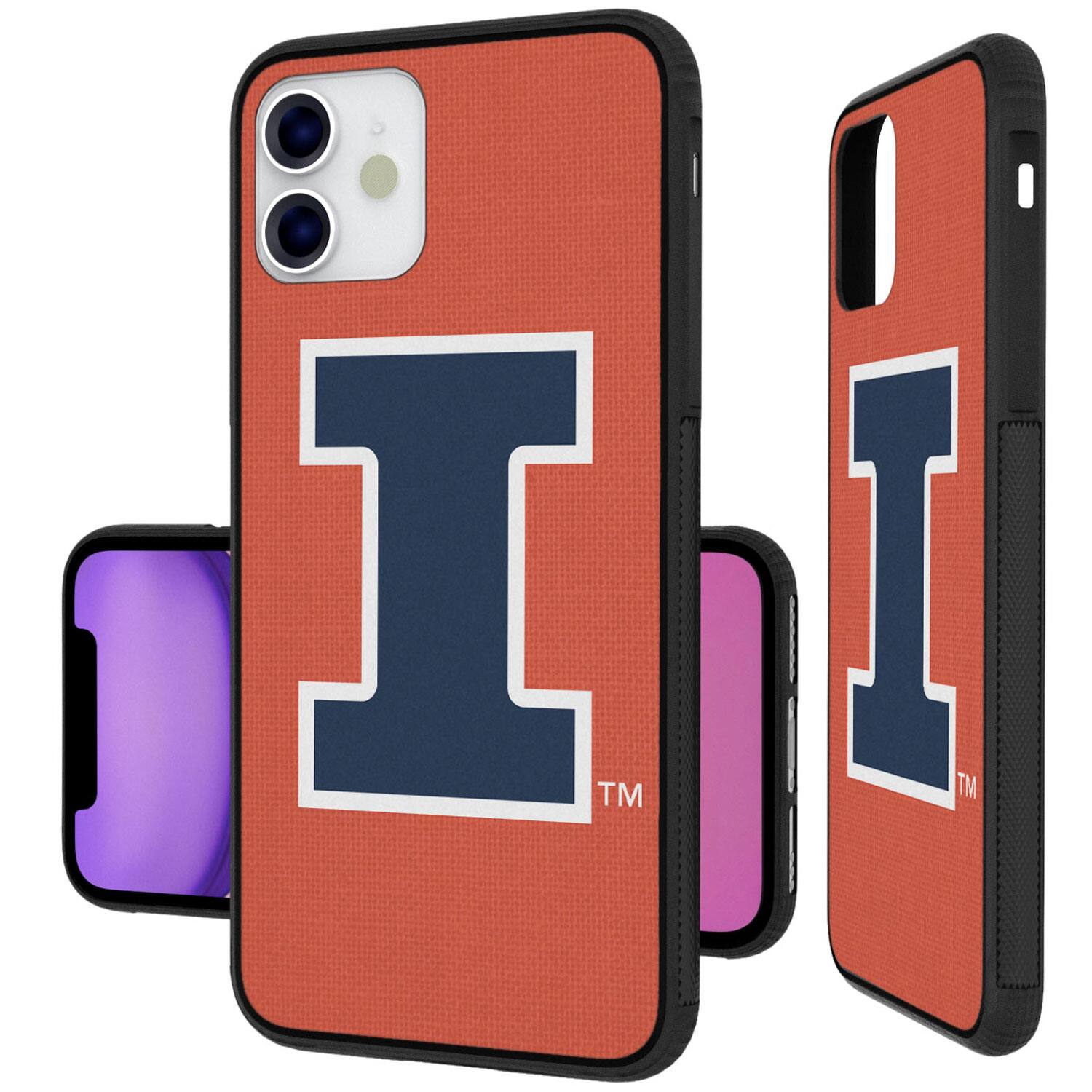 Alt View 1. Keyscaper - Illinois Fighting Illini iPhone Solid Design Bump Case - 13 Pro - Multicolor.