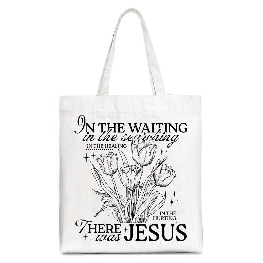 IN THE WAITING  
in the searching  
IN THE HEALING  
IN THE HURTING  
THERE was JESUS