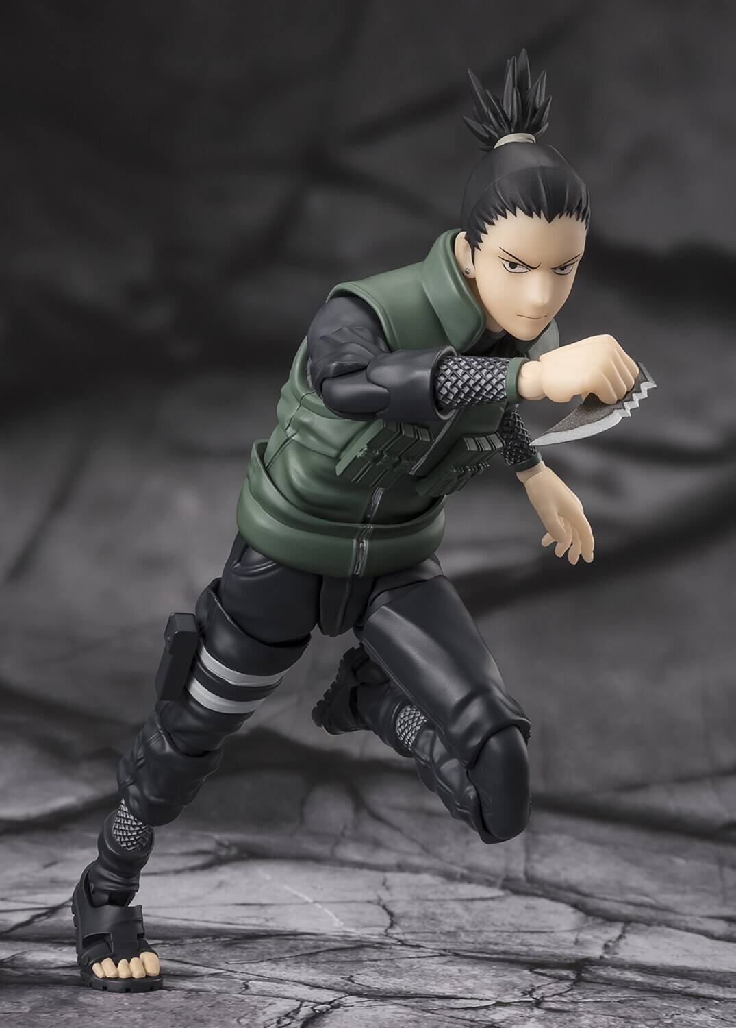 Alt View 3. Bandai - Tamashii Nations - Naruto: Shippuden - S.H.Figuarts - Shikamaru Nara (Brilliant Strategist) Action - Collectibles - Multicolor.