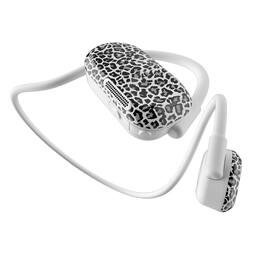 Purity - Air Open Ear Headphones – Air Conduction Wireless Bluetooth Earbuds with Noise Cancelling Mic - Leopard
