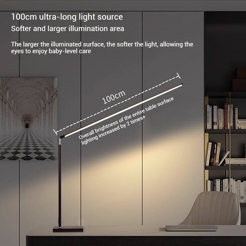 100cm ultra-long light source  
Softer and larger illumination area  

The larger the illuminated surface, the softer the light, allowing the eyes to enjoy baby-level care  

100cm surface table  
The entire table surface  
Overall brightness increased by 2 times+