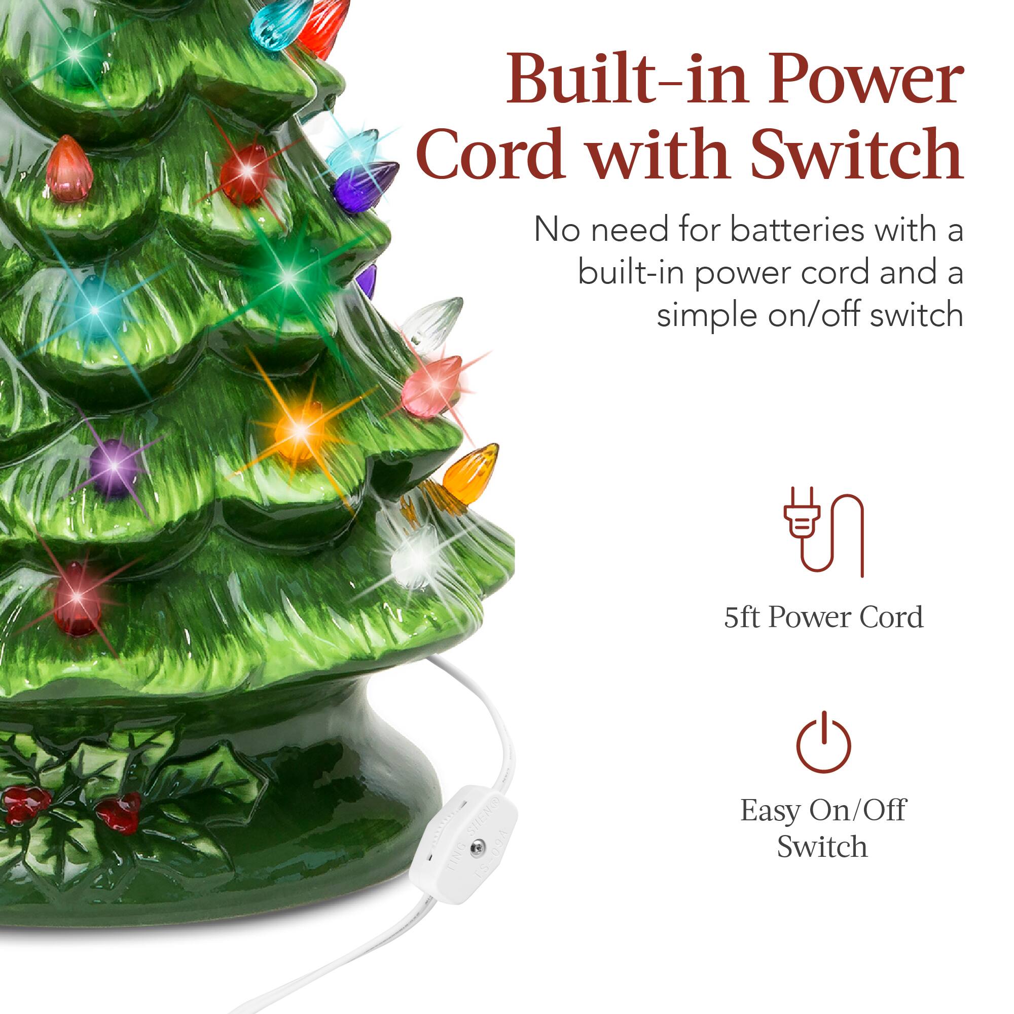 Built-in Power Cord with Switch

No need for batteries with a built-in power cord and a simple on/off switch

5ft Power Cord

Easy On/Off Switch